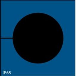KT-BL 28, þétting 28-29mmØ, IP65 Blá 41,5x42mm vörumynd