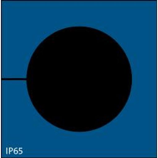 KT-BL 28, þétting 28-29mmØ, IP65 Blá 41,5x42mm vörumynd - mynd 1 af 1