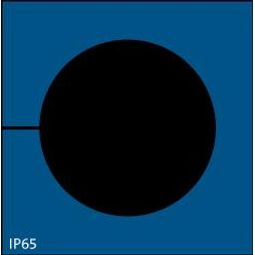 KT-BL 29, þétting 29-30mmØ, IP65 Blá 41,5x42mm vörumynd