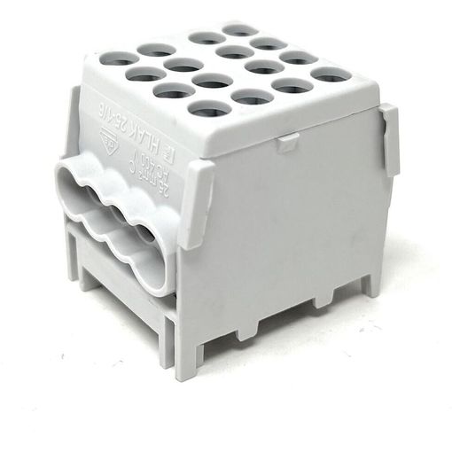 Stofntengiklemma HLAK Al/Cu 2x25mm², 6x16mm² grá vörumynd - mynd 1 af 1