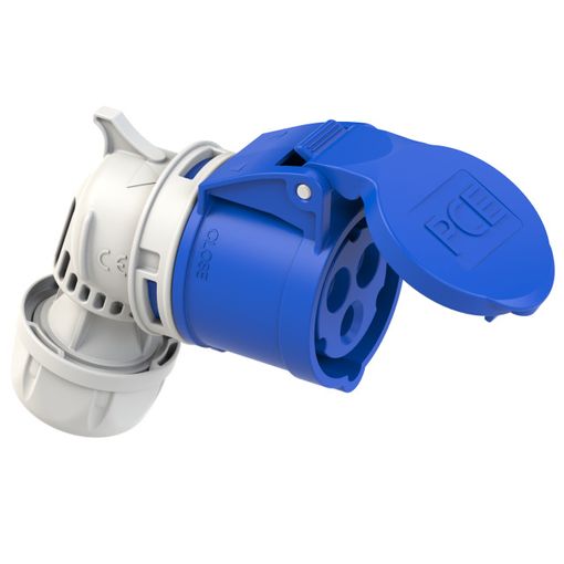 CEE-Taugatengill vinkil 3p 16A 230V IP44  vörumynd - mynd 1 af 1