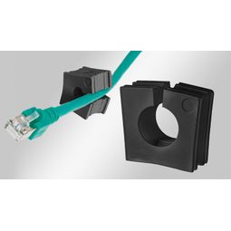 KT 3, þétting 2-3mmØ, svört 21x21mm vörumynd