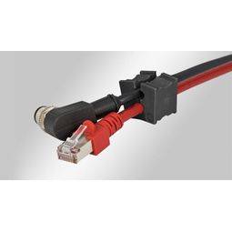 KT 2/2, þétting 2x3mmØ, Svört 21x21mm vörumynd