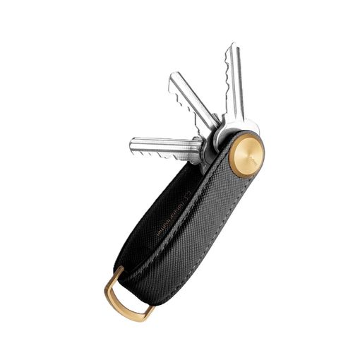Lyklakippa Orbitkey Pro 253, Saffiano Liquorice vörumynd - mynd 1 af 7