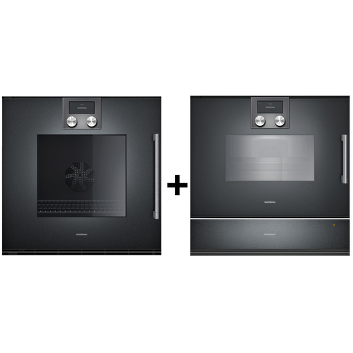 Gaggenau Anthracite pakki, 3 tæki vörumynd - mynd 1 af 15