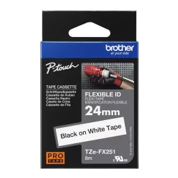 Brother límborði flex. – svart á hvítu 24 mm vörumynd