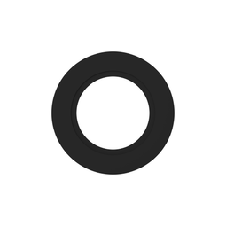 Millihringur Ø120mm fyrir Ø90mm ljós - svartur vörumynd