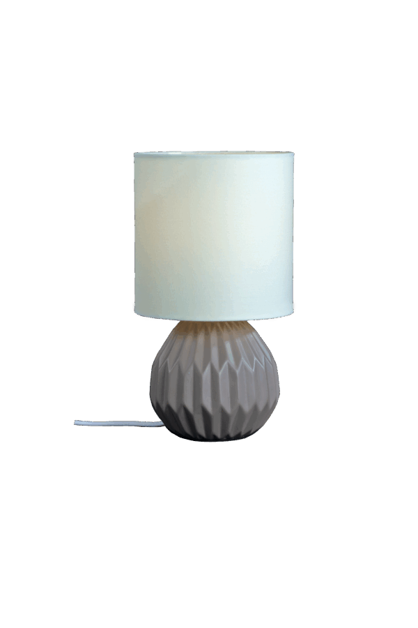 Borðlampi CHARLOTTE 25W E14 h: 23 sm Brúnn