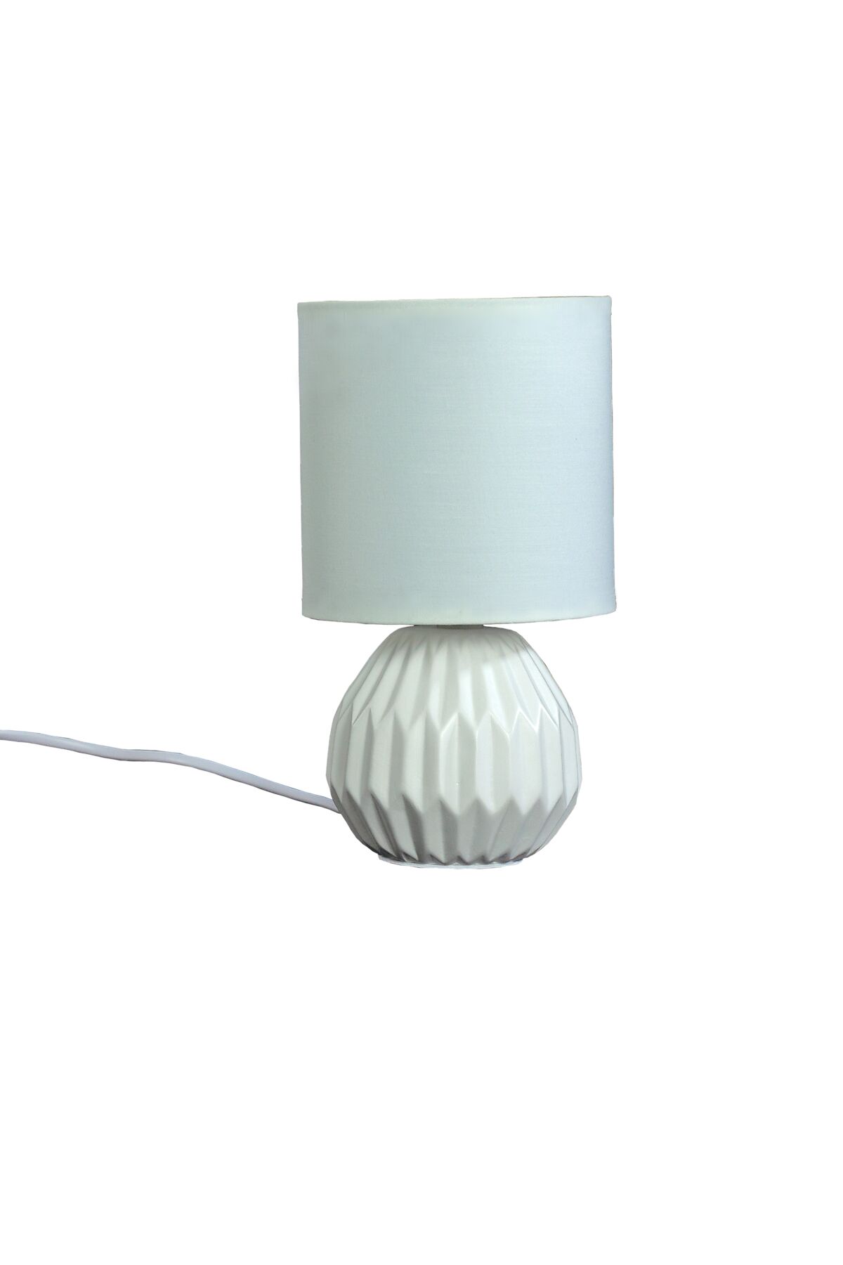 Borðlampi CHARLOTTE 25W E14 h: 23 sm Hvítur