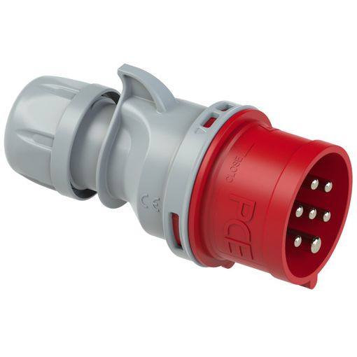 CEE-kló 7p 6h 32A/400V, IP44/54 vörumynd - mynd 1 af 1