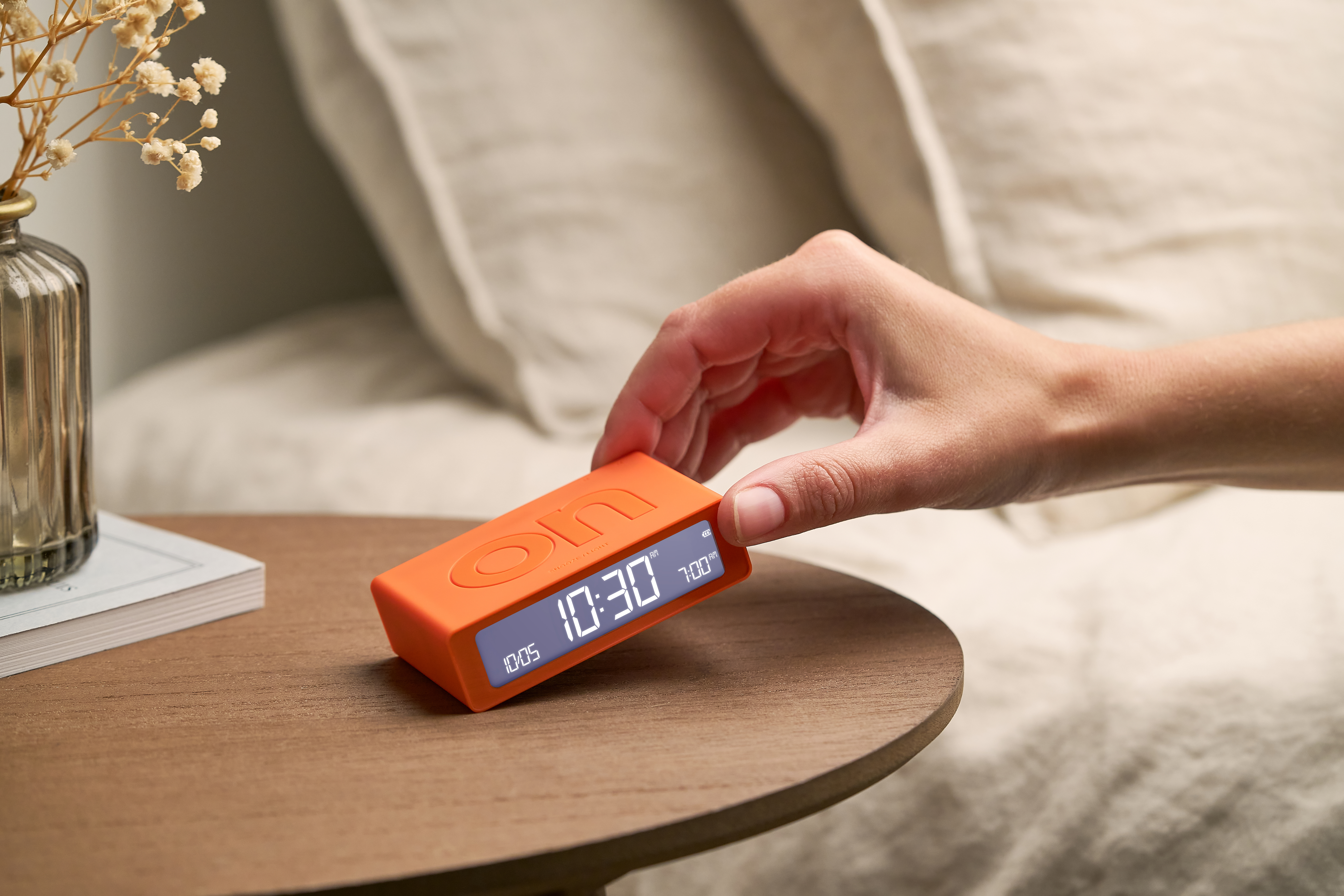 Vekjaraklukka, Flip Mini, appelsínugul