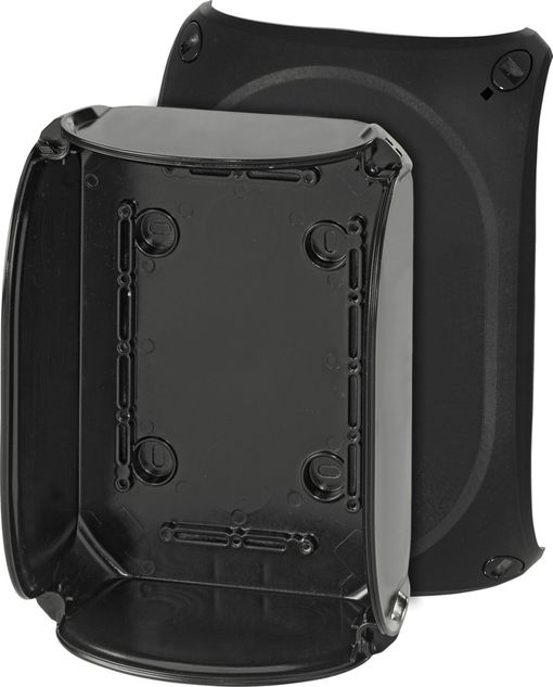 Tengidós 210x155x92mm ekkert úrtak, svört vörumynd - mynd 1 af 3