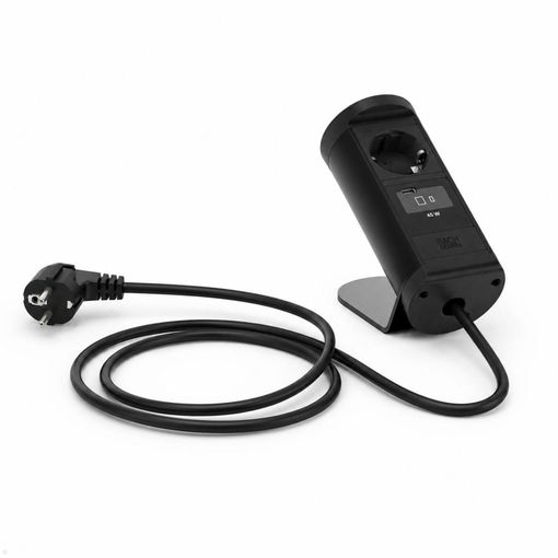 NANO borðtengill (1) 1x USB-C, þráðl. hleðsla. Sv vörumynd - mynd 1 af 7
